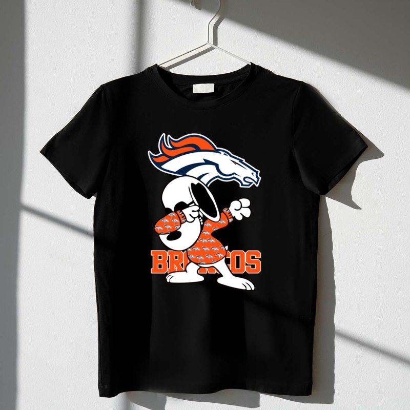 Denver Broncos Snoopy Dabbing Broncos 1 1 T Shirt