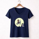 Denver Broncos Snoopy Et Moon Ride 5 Womens V Neck