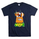 Denver Broncos Snoopy Halloween Football Wizard Pumpkin Scene T Shirt 7