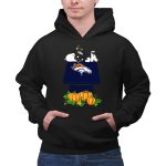 Denver Broncos Snoopy Halloween Pumpkin House 2 Hoodie