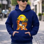 Denver Broncos Snoopy and Charlie Brown Halloween Pumpkin Moon Scene 8 Hoodie