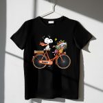 Denver Broncos Snoopy on Bicycle with Woodstock and Helmet 1 T Shirt