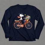 Denver Broncos Snoopy on Bicycle with Woodstock and Helmet 6 Long Sleeves
