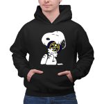 Denver Nuggets Snoopy Hugging Basketball 2 Hoodie