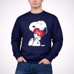 Detroit Pistons Snoopy Hugging Heart 3 Sweatshirt