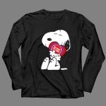 Detroit Pistons Snoopy Hugging Heart 4 Long Sleeves