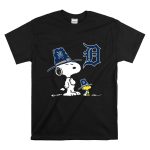 Detroit Tigers Snoopy Woodstock Pilgrim Hats T Shirt 6.jpg
