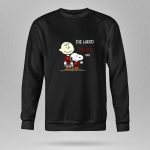 Die Hard Falcons Fan Charlie Brown and Snoopy 9 Sweatshirt