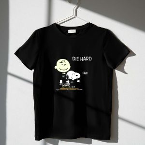 Die Hard Jets Fan Snoopy and Charlie Brown 1 T Shirt