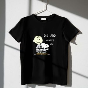Die Hard Raiders Fan Snoopy and Charlie Brown 1 T Shirt