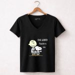 Die Hard Raiders Fan Snoopy and Charlie Brown 7 Womens V Neck