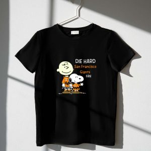 Die Hard San Francisco Giants Fan Snoopy And Charlie Brown Shirt