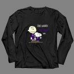 Die Hard Vikings Fan Snoopy and Charlie Brown 4 Long Sleeves