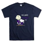 Die Hard Vikings Fan Snoopy and Charlie Brown T Shirt 7
