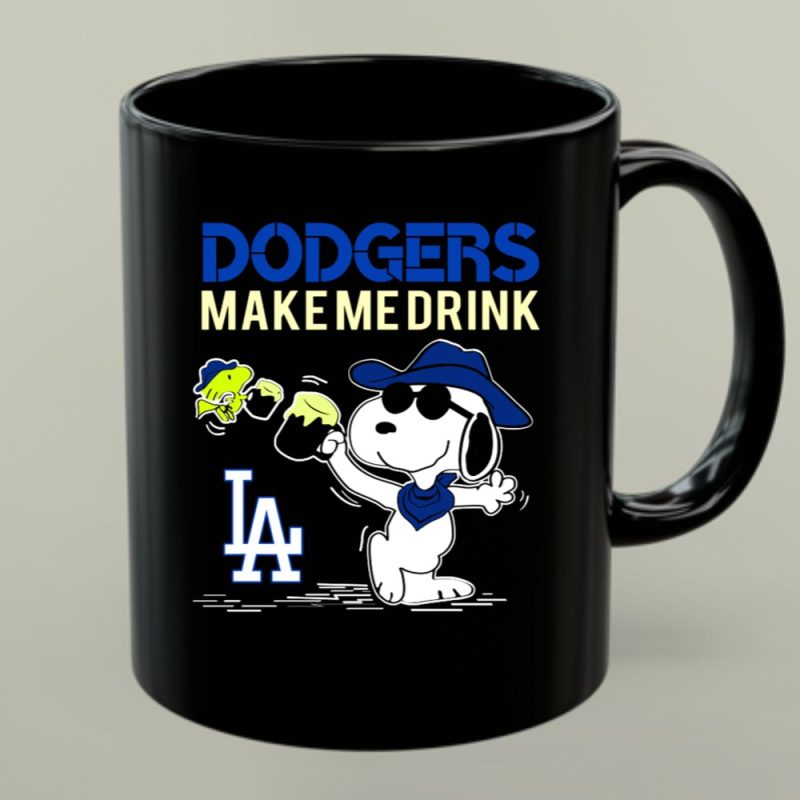 Dodgers Make Me Drink Snoopy La Dodgers Fans Iconic 1 Mug 1.Jpg