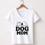 Dog Mom Peanuts Snoopy Dog 5 Womens V Neck