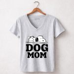 Dog Mom Peanuts Snoopy Dog 7 Womens V Neck