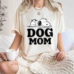 Dog Mom Peanuts Snoopy Dog T Shirt 7