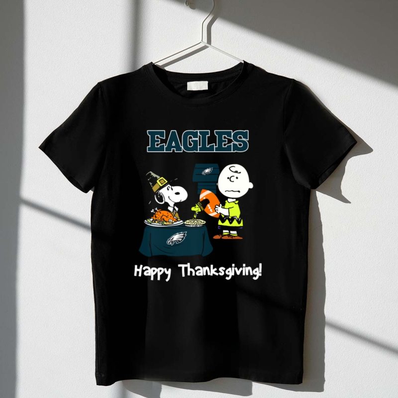 Eagles Snoopy Thanksgiving Football Peanuts Philadelphia 1 T Shirt