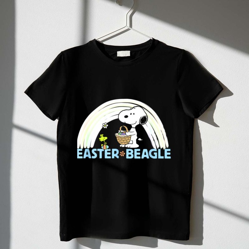 Easter Beagle Snoopy Rainbow Basket 1 T Shirt