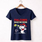 Falcons Make Me Drink Snoopy Atlanta Falcons Fan 5 Womens V Neck