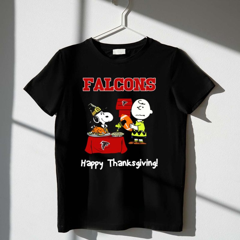 Falcons Snoopy Charlie Brown Thanksgiving Football Peanuts 1 T Shirt