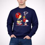 Falcons Snoopy Charlie Brown Woodstock Football Team 3 Sweatshirt