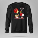 Falcons Snoopy Charlie Brown Woodstock Football Team 9 Sweatshirt