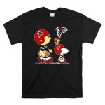 Falcons Snoopy Charlie Brown Woodstock Football Team T Shirt 6