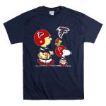 Falcons Snoopy Charlie Brown Woodstock Football Team T Shirt 7