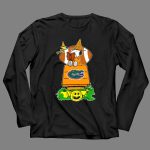 Florida Gators Halloween Snoopy Woodstock Read Book Pumpkins 4 Long Sleeves.jpg