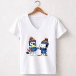 Florida Gators Snoopy Bluey Football 5 Womens V Neck.jpg