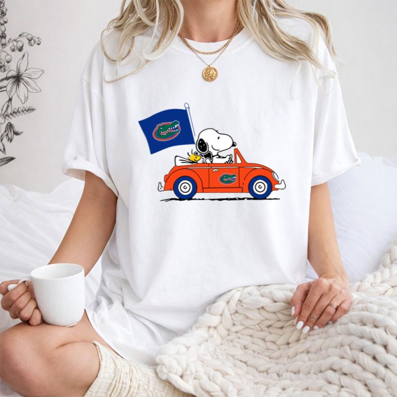 Florida Gators Snoopy Driving With Woodstock 1 T Shirt.jpg