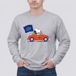 Florida Gators Snoopy Driving With Woodstock 6 Long Sleeves.jpg