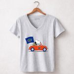 Florida Gators Snoopy Driving With Woodstock 7 Womens V Neck.jpg