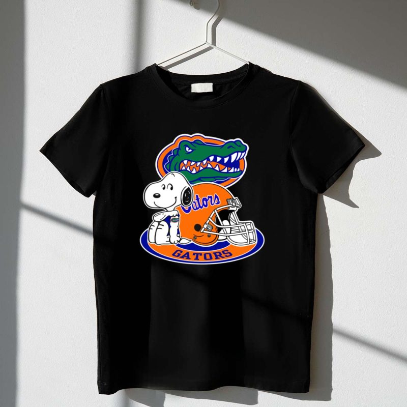 Florida Gators Snoopy Football Helmet Gators 1 T Shirt.jpg