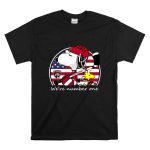 Florida Panthers Hockey Woodstock And Snoopy With Flag American T Shirt 6.jpg