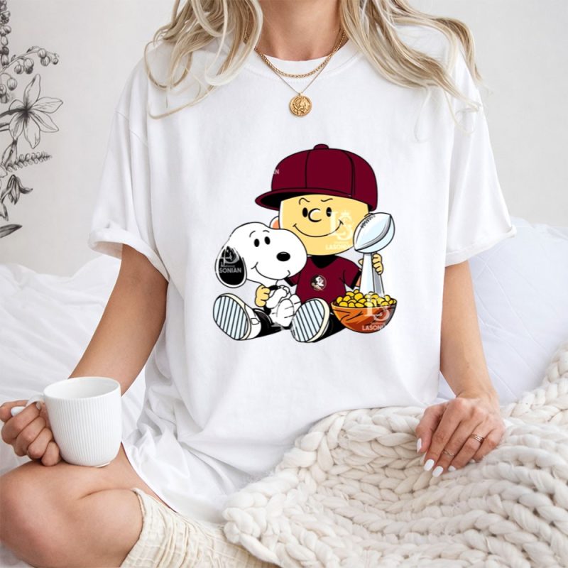 Florida State Seminoles Peanuts Snoopy Champions 1 T Shirt.jpg