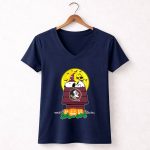 Florida State Seminoles Snoopy Halloween Peanuts Doghouse Pumpkins Moon Woodstock Bats 5 Womens V Neck.jpg Florida State Seminoles Snoopy Halloween Peanuts Doghouse Pumpkins Moon Woodstock Bats 5 Womens V Neck.jpg