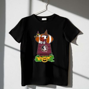 Florida State Seminoles Snoopy Halloween Witch And Pumpkins 1 T Shirt.jpg