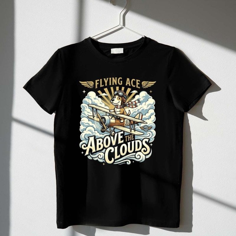 Flying Ace Above The Clouds 1 T Shirt.jpg
