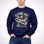 Flying Ace Vintage Beagle Pilot Since 1942 3 Sweatshirt.jpg