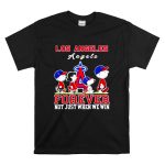 Forever Los Angeles Angels Snoopy and Peanuts forever not just when we win T Shirt 6.jpg