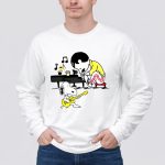 Freddie Mercury Playing Piano With Snoopy Guitar 4 Long Sleeves.jpg