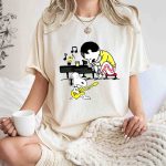 Freddie Mercury Playing Piano With Snoopy Guitar T Shirt 7.jpg