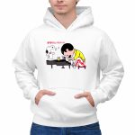 Freddie mercury Snoopy Maglietta Queen Maglia Simpatica 2 Hoodie.jpg