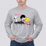 Freddie mercury Snoopy Maglietta Queen Maglia Simpatica 6 Long Sleeves.jpg