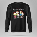 Friends Christmas Snoopy Peanuts Characters Santa Hats 9 Sweatshirt 1.jpg