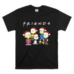 Friends Christmas Snoopy Peanuts Characters Santa Hats T Shirt 6 1.jpg