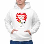 Funny Snoopy And Woodstock I Love You Mom 2 Hoodie